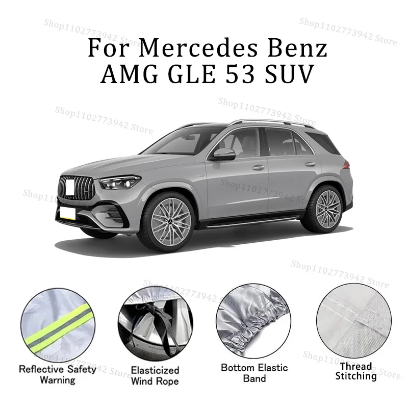 

Car Cover Protection Sunscreen Heat Insulation Dust Resistant Scratch For Mercedes Benz AMG GLE 53 SUV Car Exterior Accessories