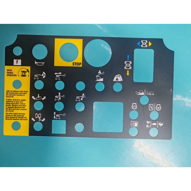 Autocollant pour panneau de commande 72095GT pour plateformes élévatrices Genie