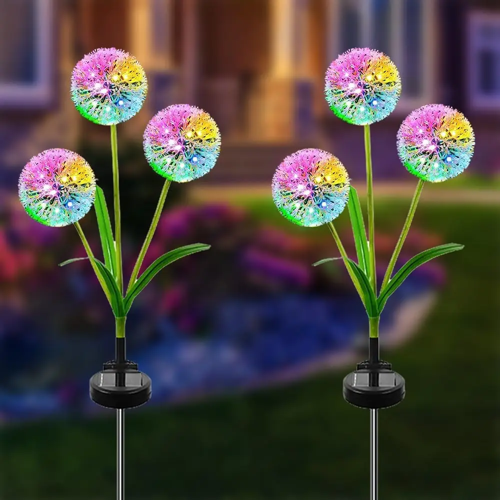 

Solar Garden Stake Lights, Outdoor Solar Powered Lights in Dandelion Flower Design for Patio, Lawn, Garden, Yard Decoration