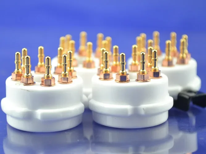 Lot 10 Pcs Ceramic 8pins Tube Socket fit for 6SN7/6SL7/EL34/KT88/6550