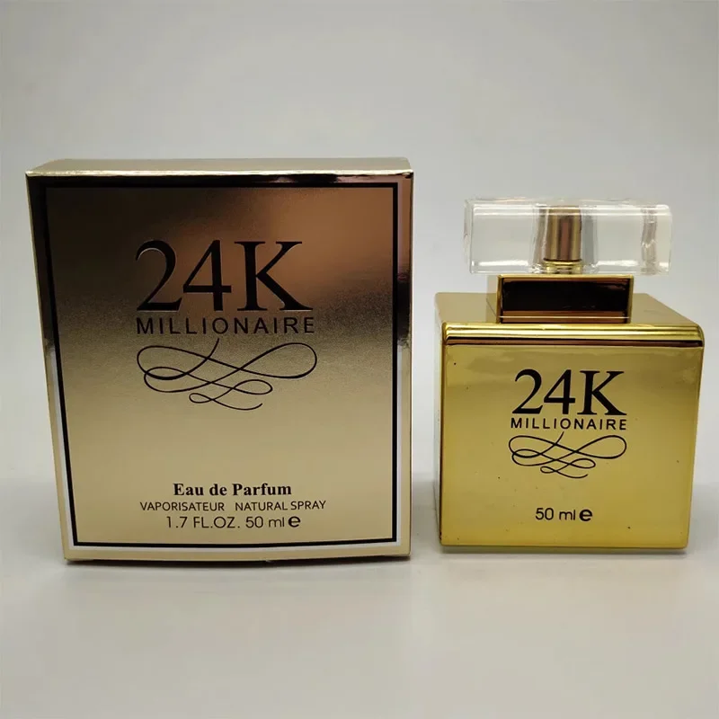 女性のための持続的な香水,花柄,美しい誘惑,フレッシュデオドラント,50ml, 24k