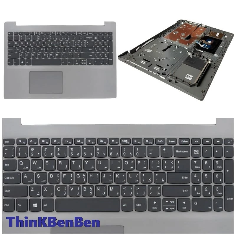 

ARA Arabic Keyboard GR IMR Upper Case Palmrest Shell Cover For Lenovo S145 V15 15 IKB API IIL IWL AST IGM ADA IGL 5CB0W43282