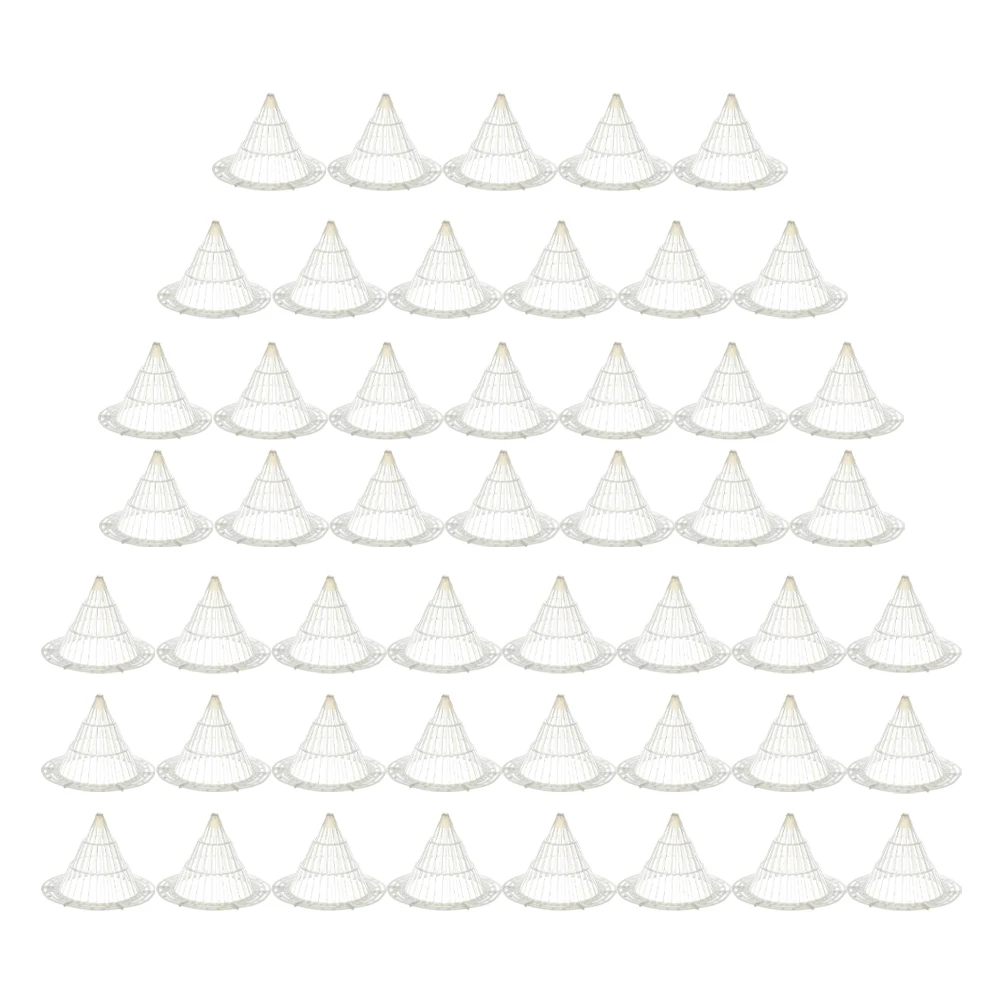 

100 Pcs Filter Gasket Plastic Flowerpot Mesh Breathable Pad for Succulents Lightweight Portable Planter Accessory Good Drainage