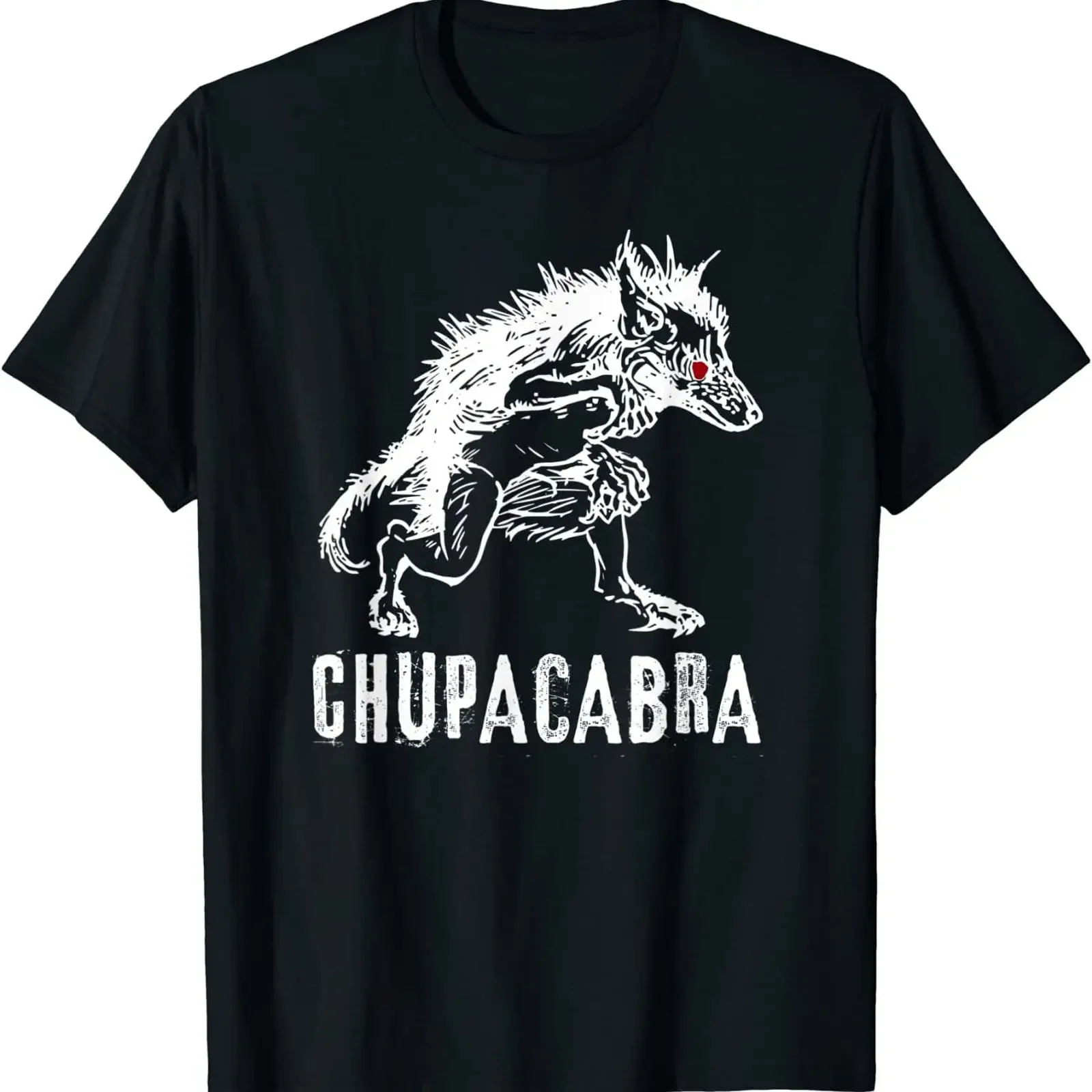 NEW LIMITED Chupacabra Folklore Cryptid Monster T Shirt S 3XL vintage Washed Stretched Casual Comfortable homme Breathable