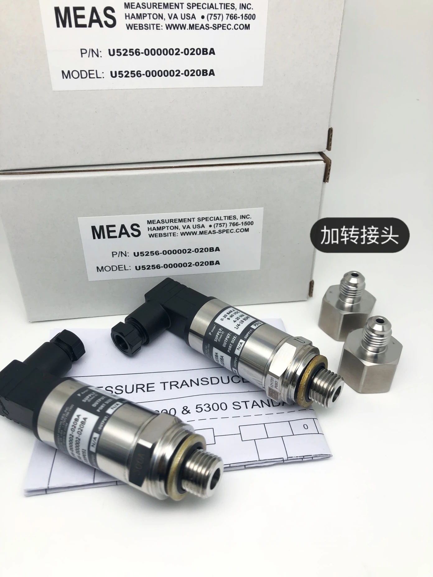 Soporte técnico original del sensor de presión de U5256-000002-020BA MEAS