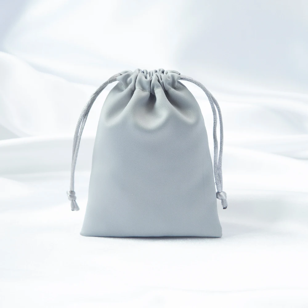 10pcs Small Satin Silk Drawstring Pouches
