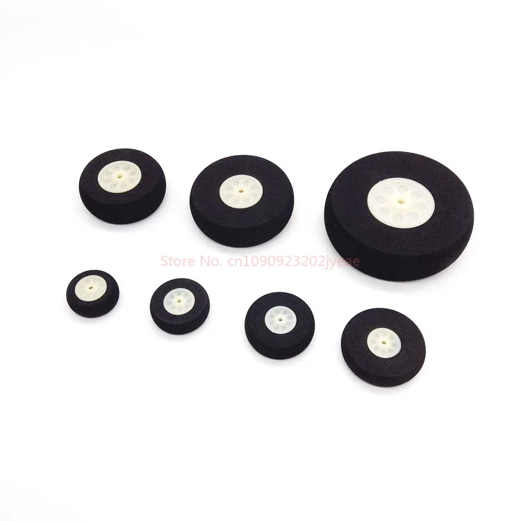 10 قطعة عجلات طائرة نموذجية 25 مللي متر 30 مللي متر 35 مللي متر 40 مللي متر 50 مللي متر 60 مللي متر 80 مللي متر عجلات آلة الإسفنج