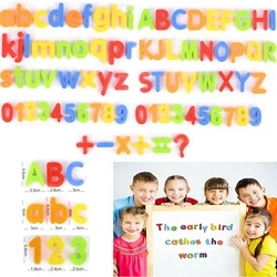 Plastic Magnet Letters Fridge Alphabet Refrigerator Colorful Toy To Spell Count Educational Learning Games Preschool Toy for Kid