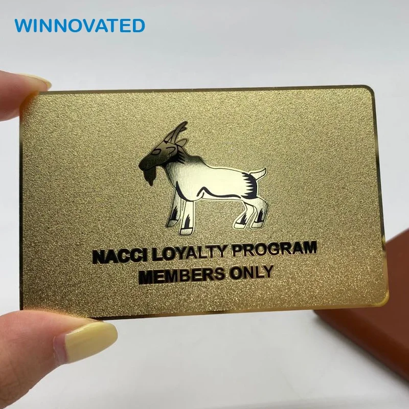 10 0.pieces.CustomPremium Custom Print Name Loyalty Membership Metal Business Card