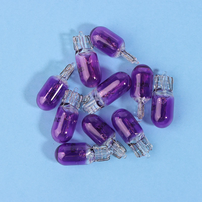 10 قطعة مصابيح كهربائية للفرامل المصابيح الأمامية أضواء المصباح 24 فولت 1.2 واط T5 /12 فولت 5 واط T10 الزجاج ضوء لمبة لوحة القيادة أداة لوحة أضواء السيارة