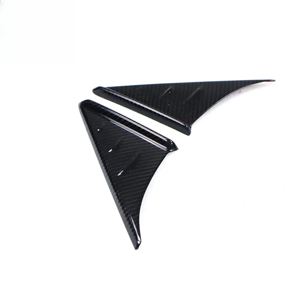 

Car Exterior Side Mirror Triangle Trims-2 Pcs Dry Carbon Fiber For Toyota Supra A90 2019+