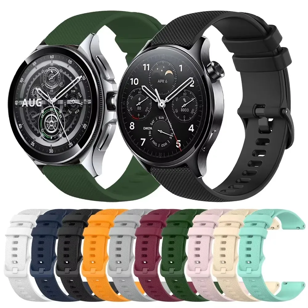 

Silicone Strap For Xiaomi Watch S4 Sport Watchband For Xiaomi Watch S3/S2 46mm 42mm/S1 Pro Active Band Mi watch Color 2 Correa