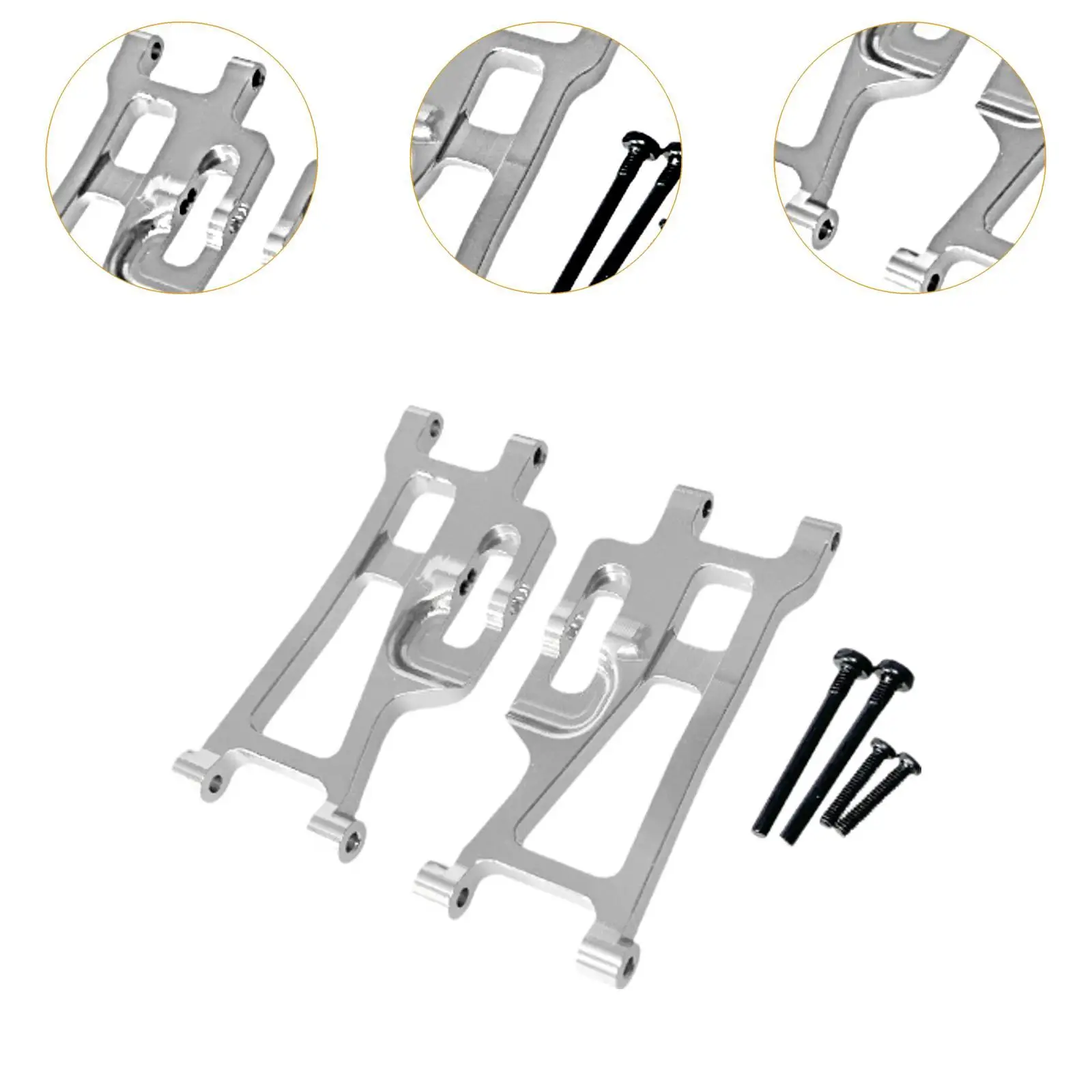 2x brazo de suspensión oscilante inferior trasero piezas de vehículo modelo RC brazo de suspensión RC