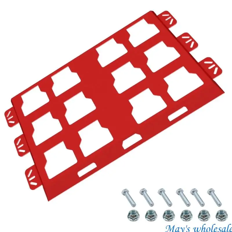 لوحة تركيب معدنية بعرض كامل لصناديق الأدوات، أو لوحة التركيب على الحائط أو تخزين الأدوات وتنظيمها 448A