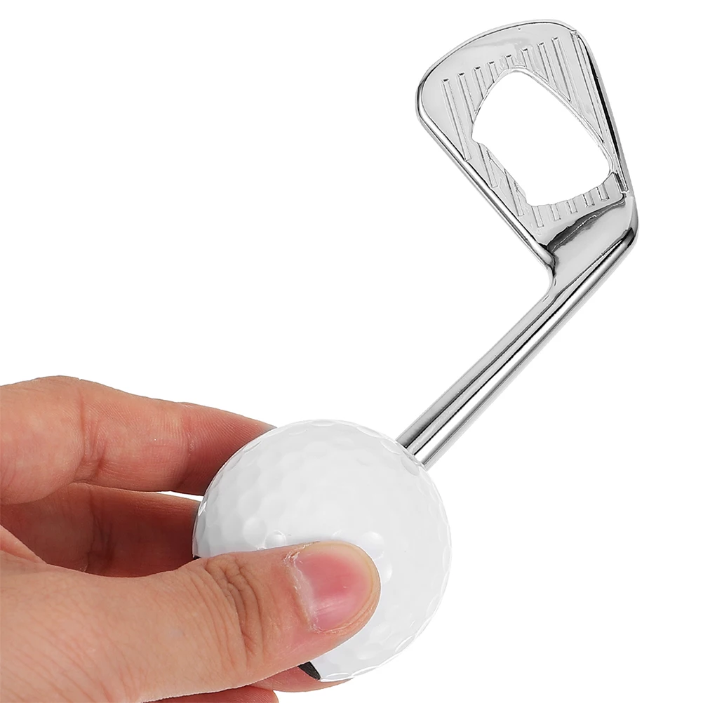 

2 Pcs Golf Bottle Starter Opener Hardware for Bartenders Cap Beer Novelty Beverage Stopper Remover