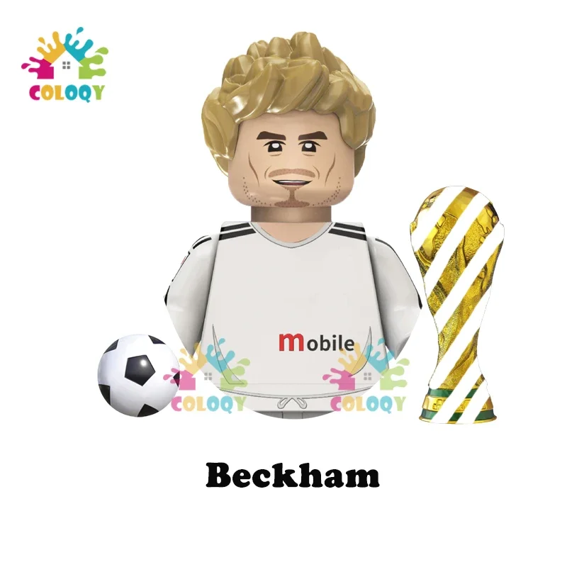 Kinderen Speelgoed Voetbal Sterren Bouwstenen Sport Speler Mini Actiefiguren Speelgoed Voor Jongens Kerstcadeaus