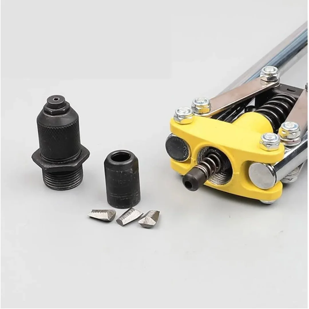 Pinze per rivettatura - rivettatrice manuale professionale con impugnature ergonomiche antiscivolo - alta precisione e durabilità