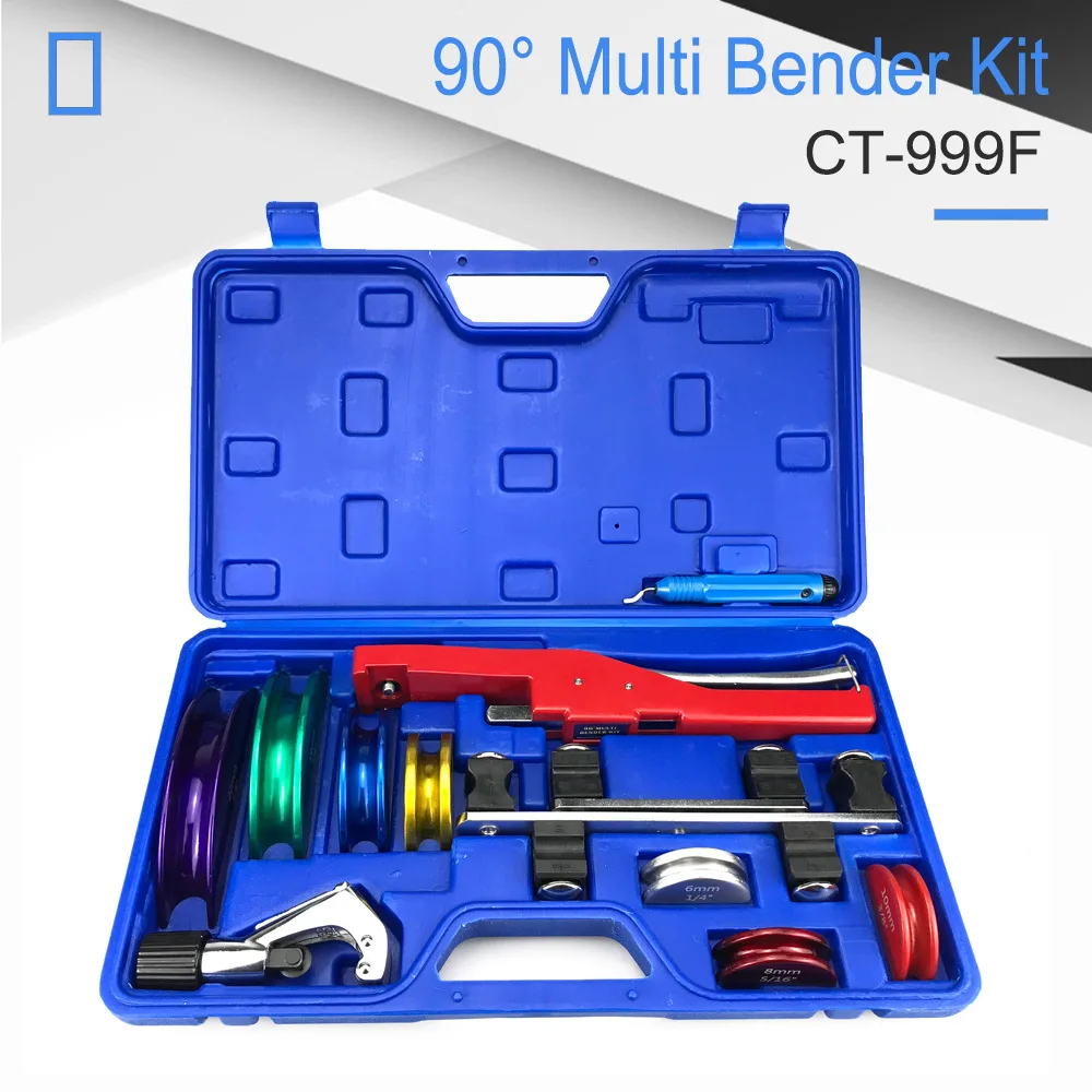 Combination pipe bender 6-22mm color disc, manual labor-saving copper pipe bender