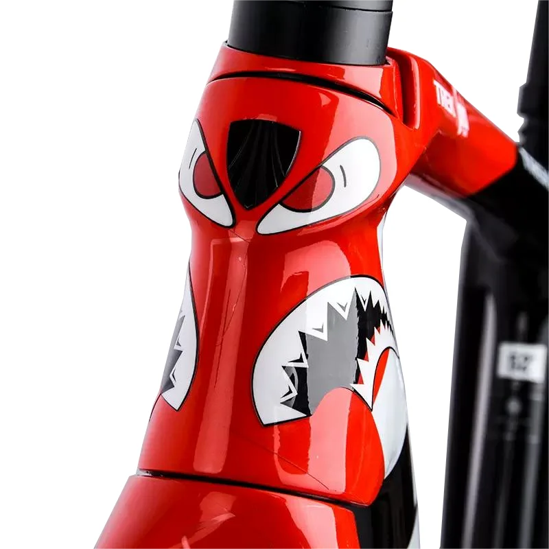 AliExpress 1PC Bicycle Sticker Waterproof Head Tube Shark Sticker Frame Decorative Concealer Anti-scratch MTB