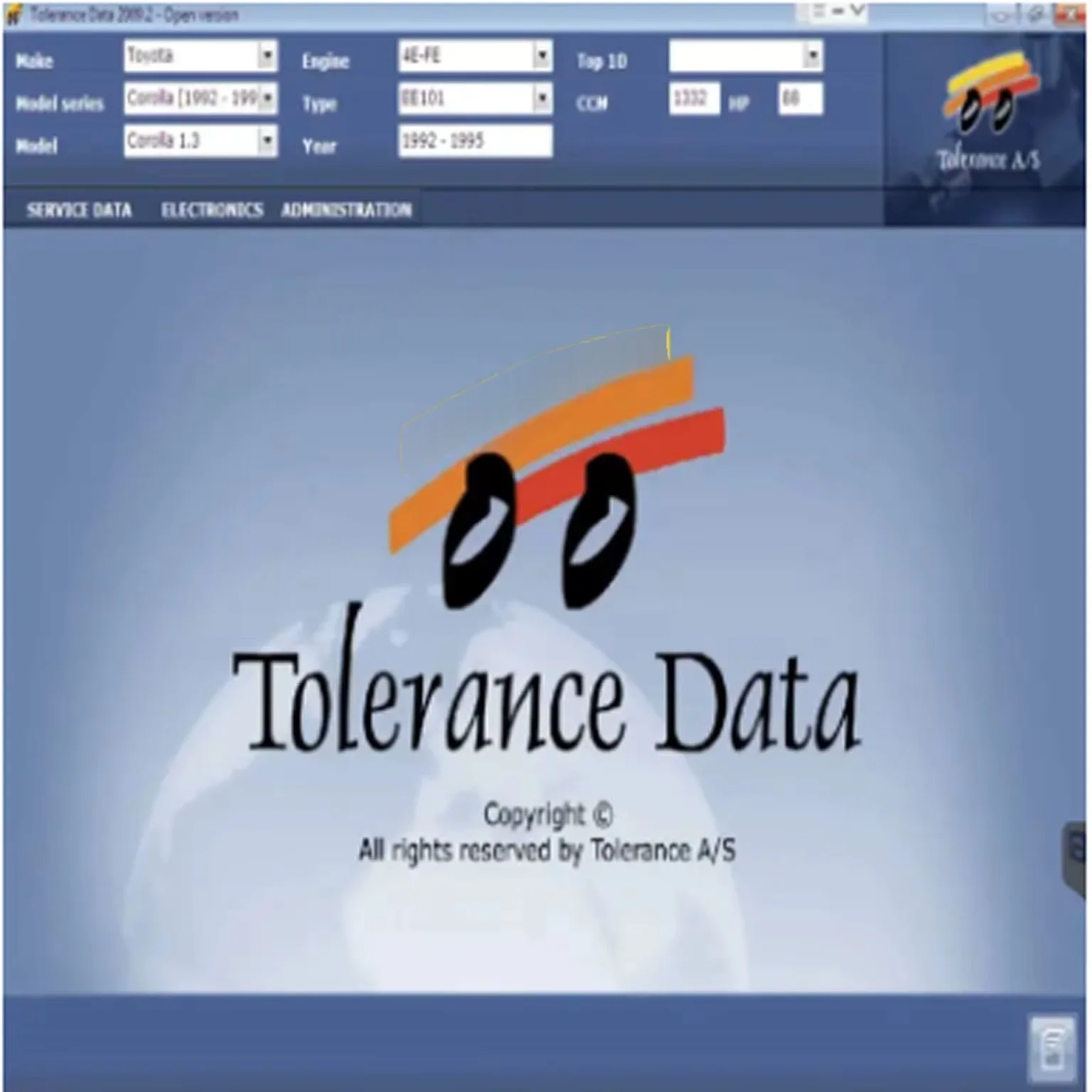 2025 Newest Auto Repair Data 2009.2 Tolerance Data with Free Keygen Unlimited Activator Car Diagnostic Software Tool