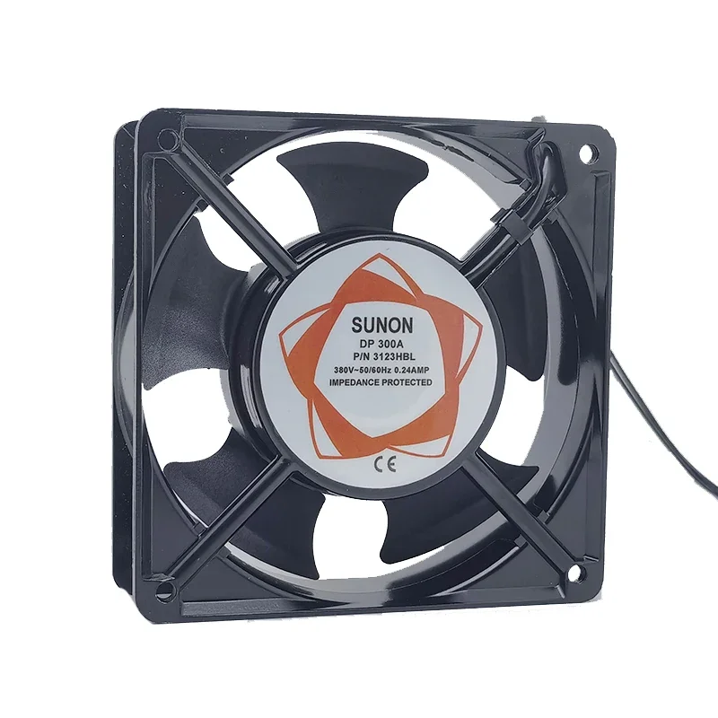 + NIEUWE 12 CM Voor Sunon DP300A P/N 3123HBL 380 V 50/60Hz 0.24A 22 W 3100 RPM 12038 120x120x38mm Dubbele Kogellager Koelventilator