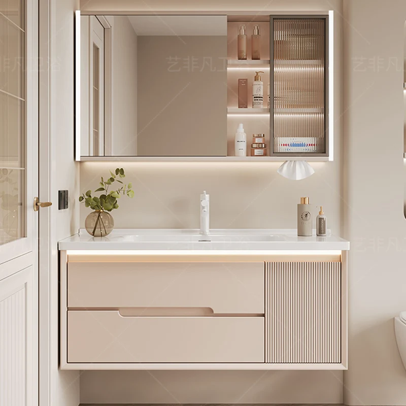 

Modern Accent Bathroom Cabinet Organizer Storage Accessories Wall Universal Hotel Cupboard Fashion Archivadores Trendy Furniture