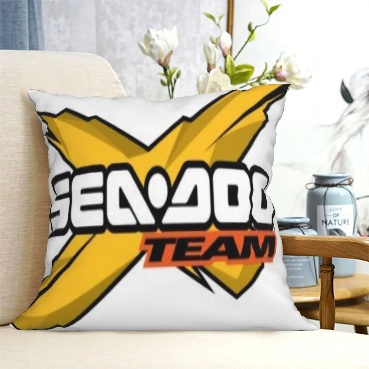 Sea Doo Printed Cushion Cover Pillowcase Table Chair Cushion Sofa Home Decor Pillowcase