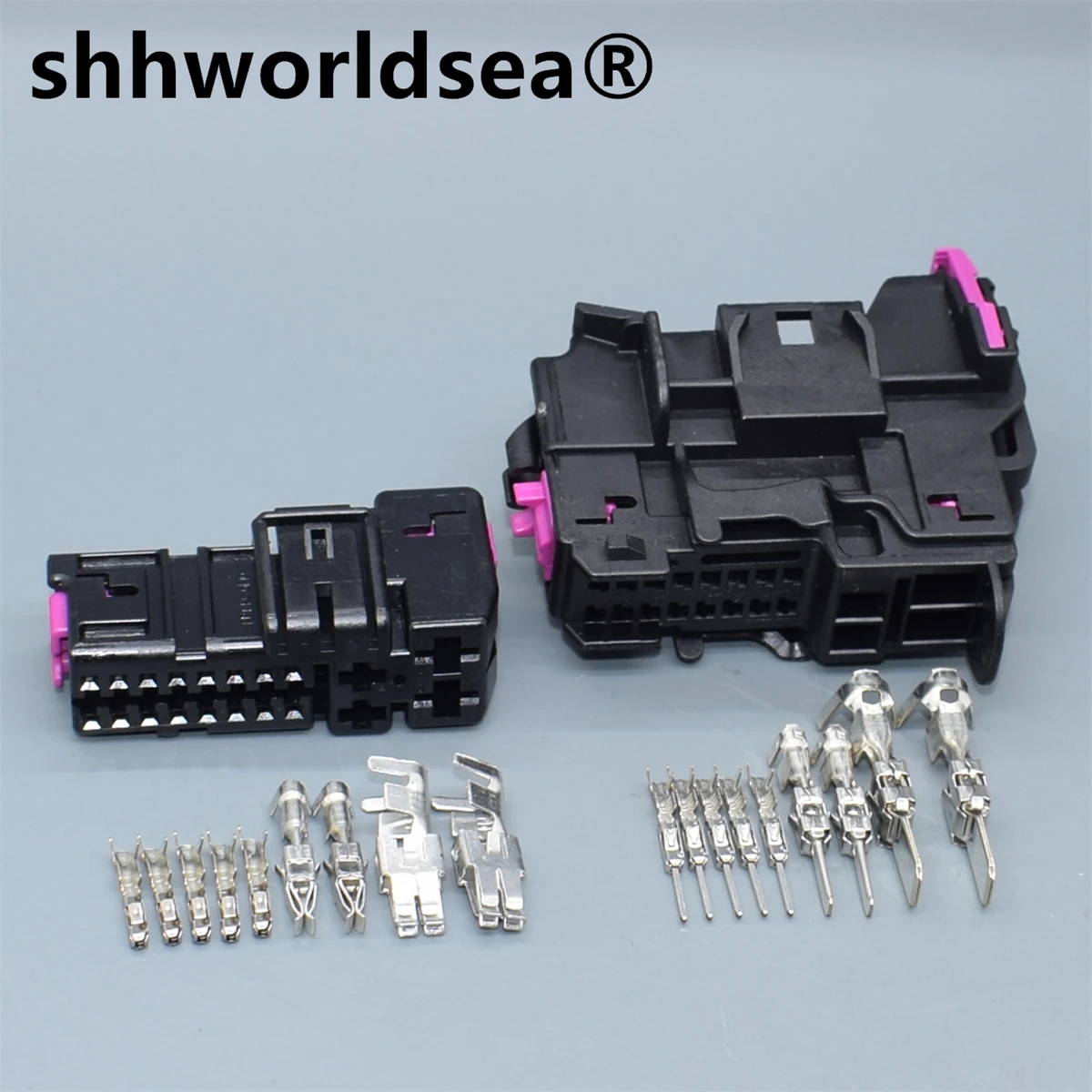 

shhworldsea 20 Pin/Way Male or Female Car Door Connector Plug 8E0 972 702 8E0 972 701 For Golf Jetta A4 A6L A3 A8 Q7 Q3 Q5