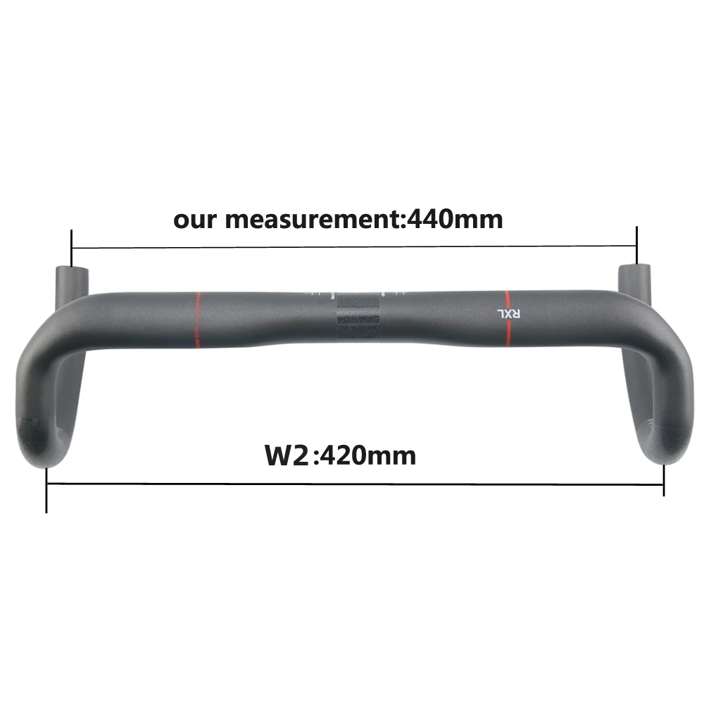 RXL SL 31,8 mm Carbon Drop Bar Rennrad Lenker 380/400/420/440 mm UD Matte Externe Routing Rennrad Lenker