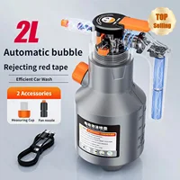 Pulverizador de espuma eléctrico 2L, cañón de espuma de nieve portátil motorizado profesional, rociador de lavado de coches para accesorios de lavado de coches