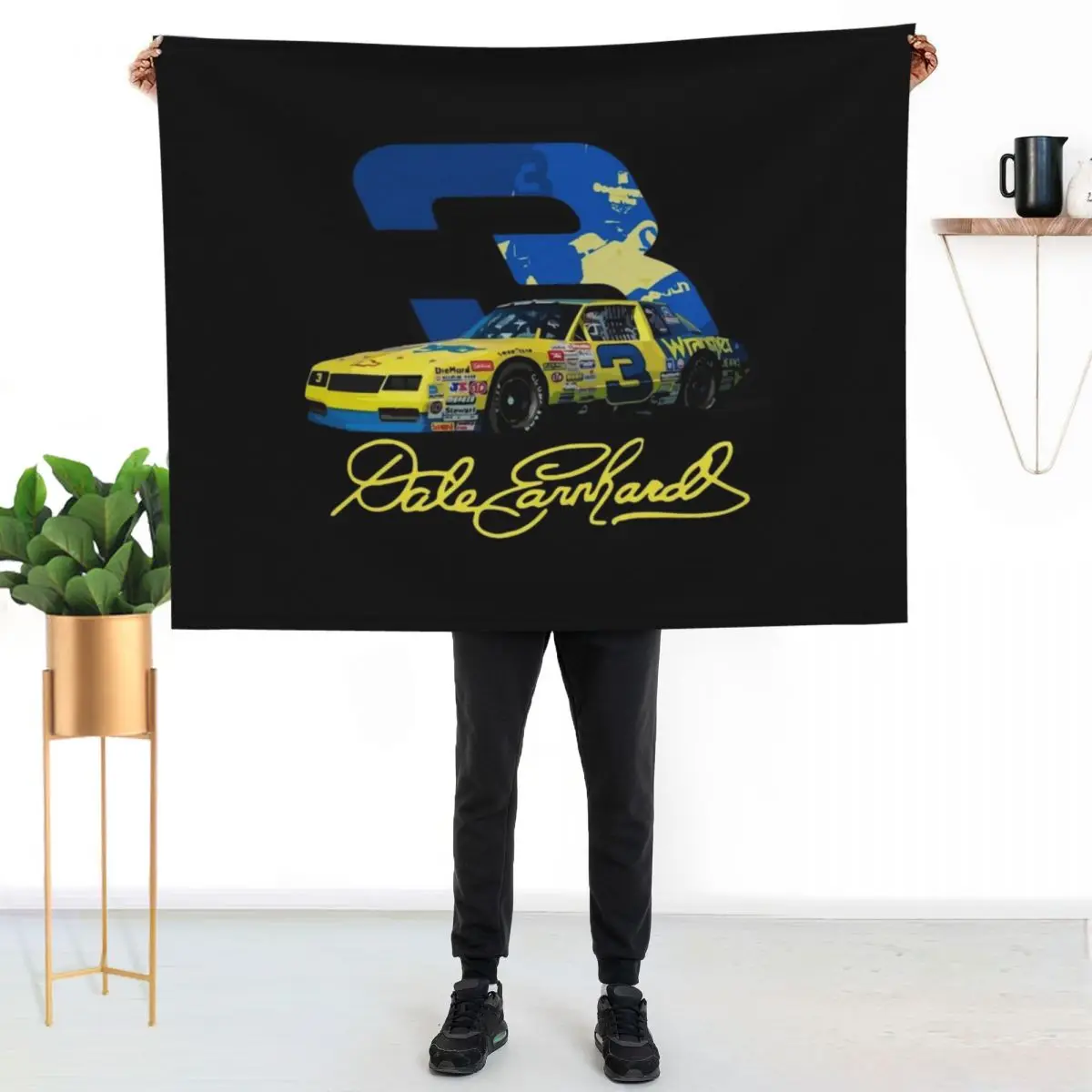 Dale Sr #3 Retro Stock Car Throw Blanket Giant Sofa blankets ands Cute Thin Personalized Gift Blankets