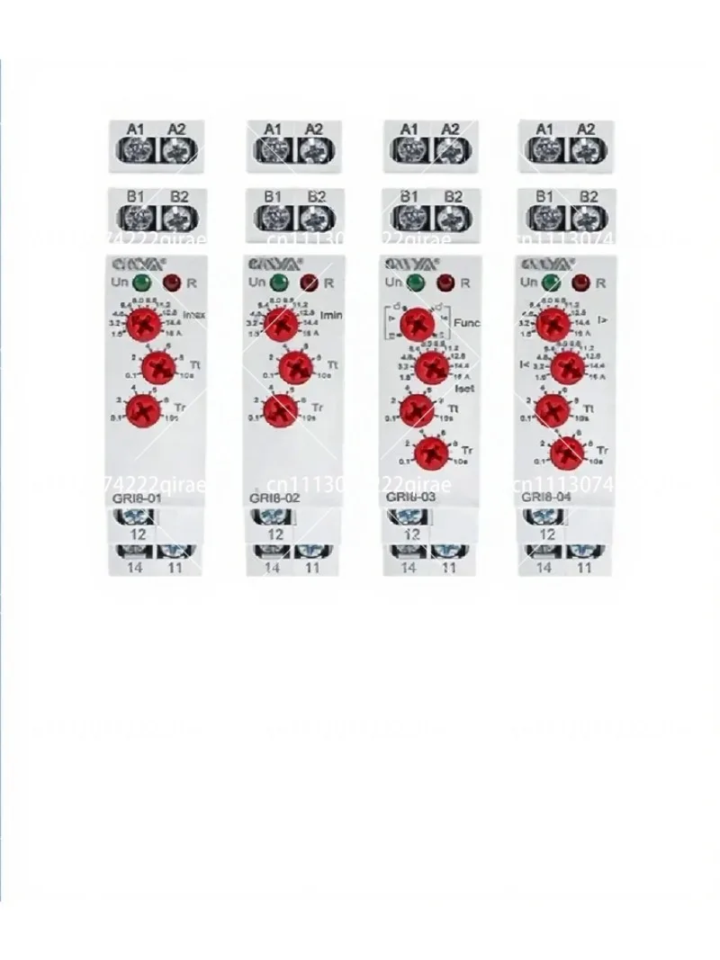 AC Motor Overload Protector, Current Monitoring Relay Overcurrent Undercurrent Control GRI8