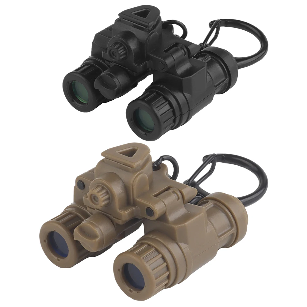 Night Vision Keychain Dummy Model Adjustable Angle Backpack Key Ring Mini Realistic Model Night Vision Device Keychain