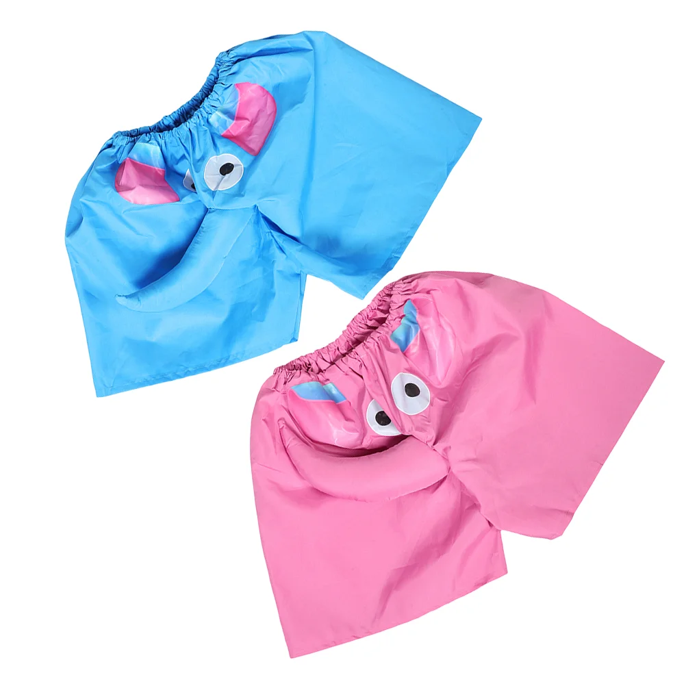

2 Pcs Animal Party Sweat Pants Funny Pajama Women Elephant for Cloth Man Cartoon Underwear Mens