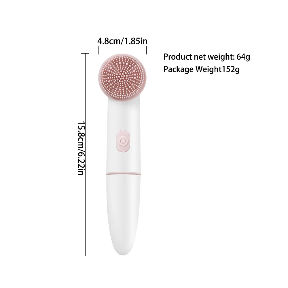 전기 실리콘 페이셜 클렌저, 방수 클렌징 브러시, 소닉 페이셜 모공 클리너, 가정용 페이셜 클렌저