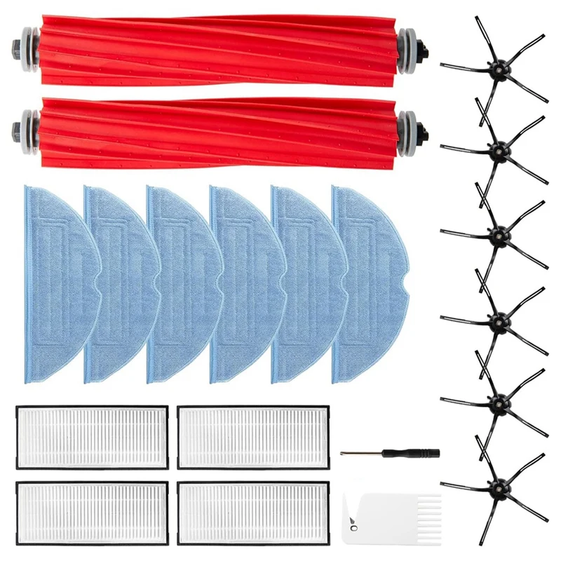 

For Roborock S7 S7 Plus S7 Maxv S7 Maxv Ultra S7 Pro Ultra Robot Vacuum Cleaner Main Side Brush Hepa Filters Mop Cloth