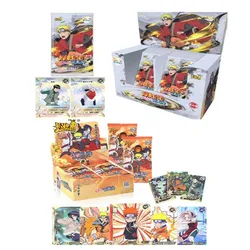 Naruto Cards Uzumaki Uchiha Sasuke Tcg Carte Coleccionado De Cartas 100-180 Pcs Card Per Box Game Cards For Children Gift