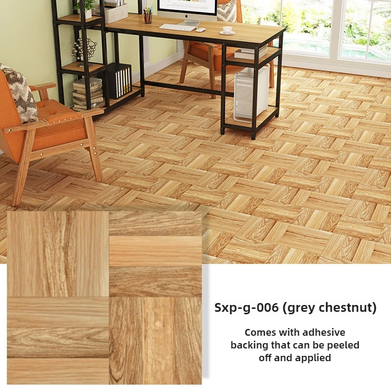 Self-Adhesive PVC Flooring Roll - Soundproof Moisture Proof Foam Mat for Room Decoration, Home Decor, Balcony Floor Covering