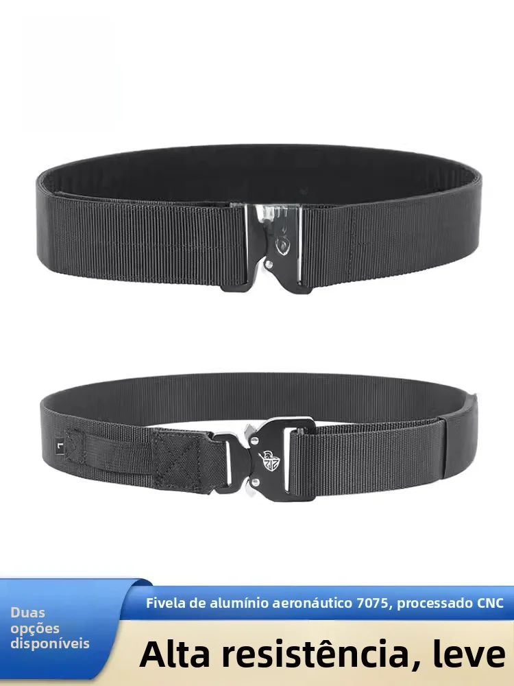 lightweight-aviation-aluminum-metal-tactical-belt-for-men-commuter-casual-pants-belt-snaps-on-off-double-ring-buckle