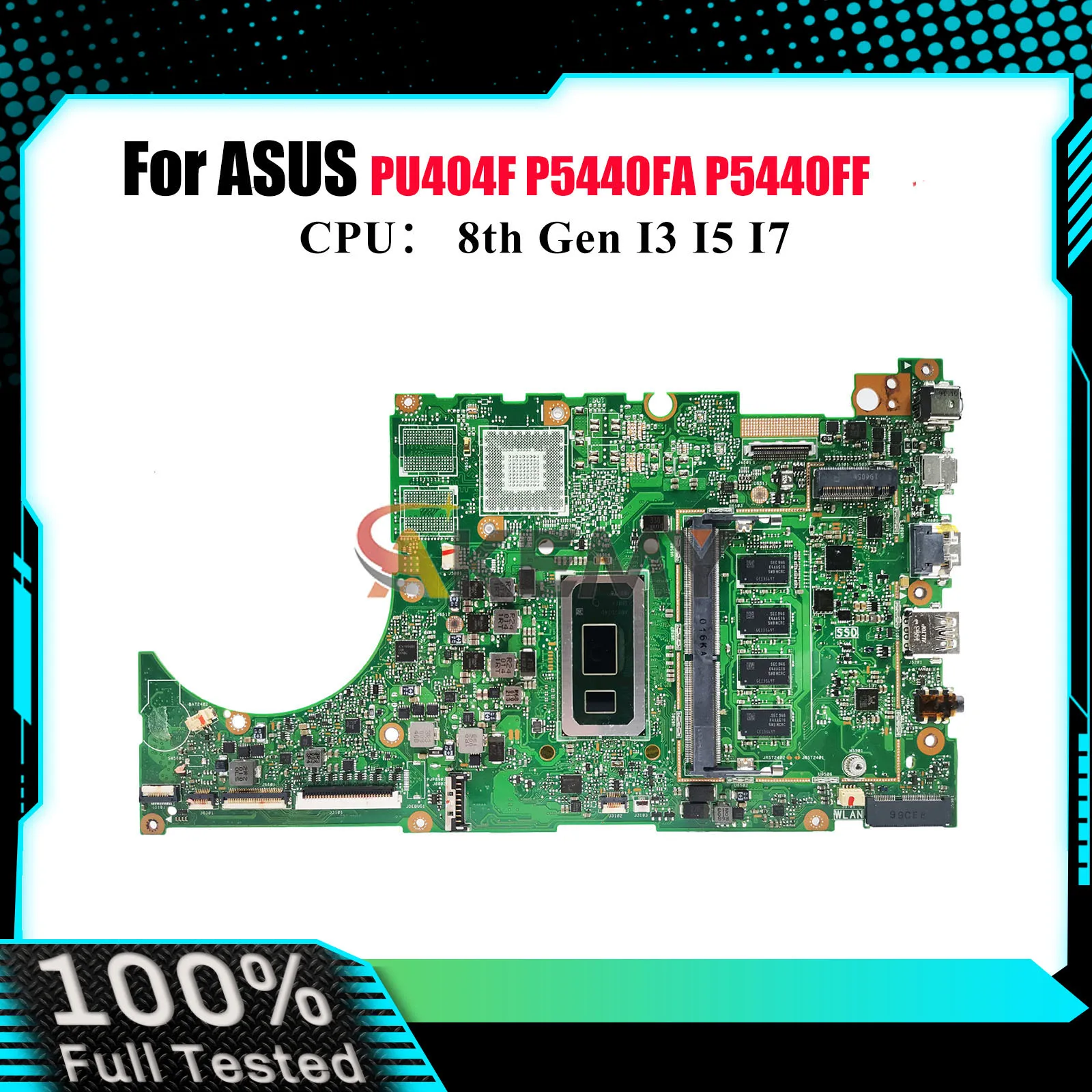 

P5440FA Laptop Motherboard For ASUS ProArt P5440FA P5440FF PU404F P5440F Notebook Mainboard With I3 I5 I7 CPU 100% tests OK stk