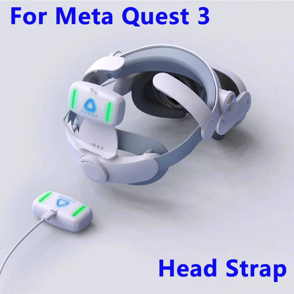 T302 VR Elite Head Strap For Meta Quest 3 Magnetic Battery Pack