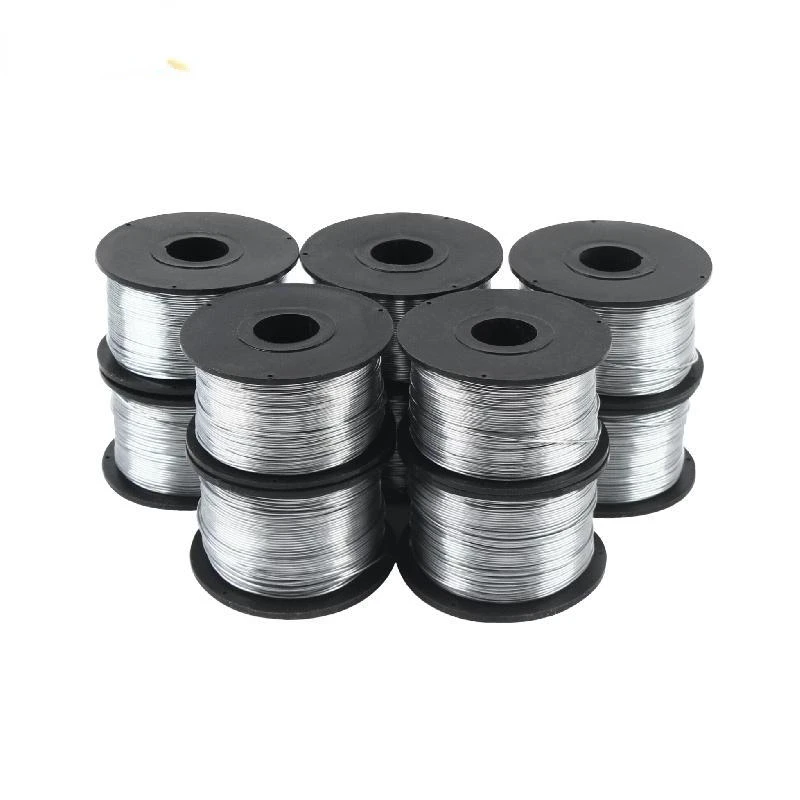 

VEVOR 0.8mm Diameter Rebar Tie Wire Coil 10 Roll Anti-oxidationIndustrial Tool 110m Length for Handicraft Product Packaging