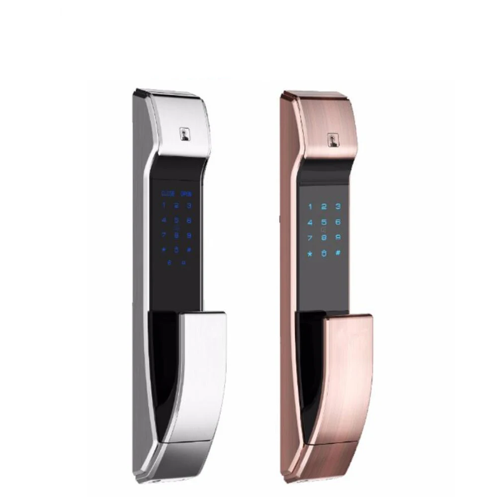 K7-10 ล็อคประตูดิจิตอลความปลอดภัยสูงล็อคลายนิ้วมือสำหรับโฮมออฟฟิศ