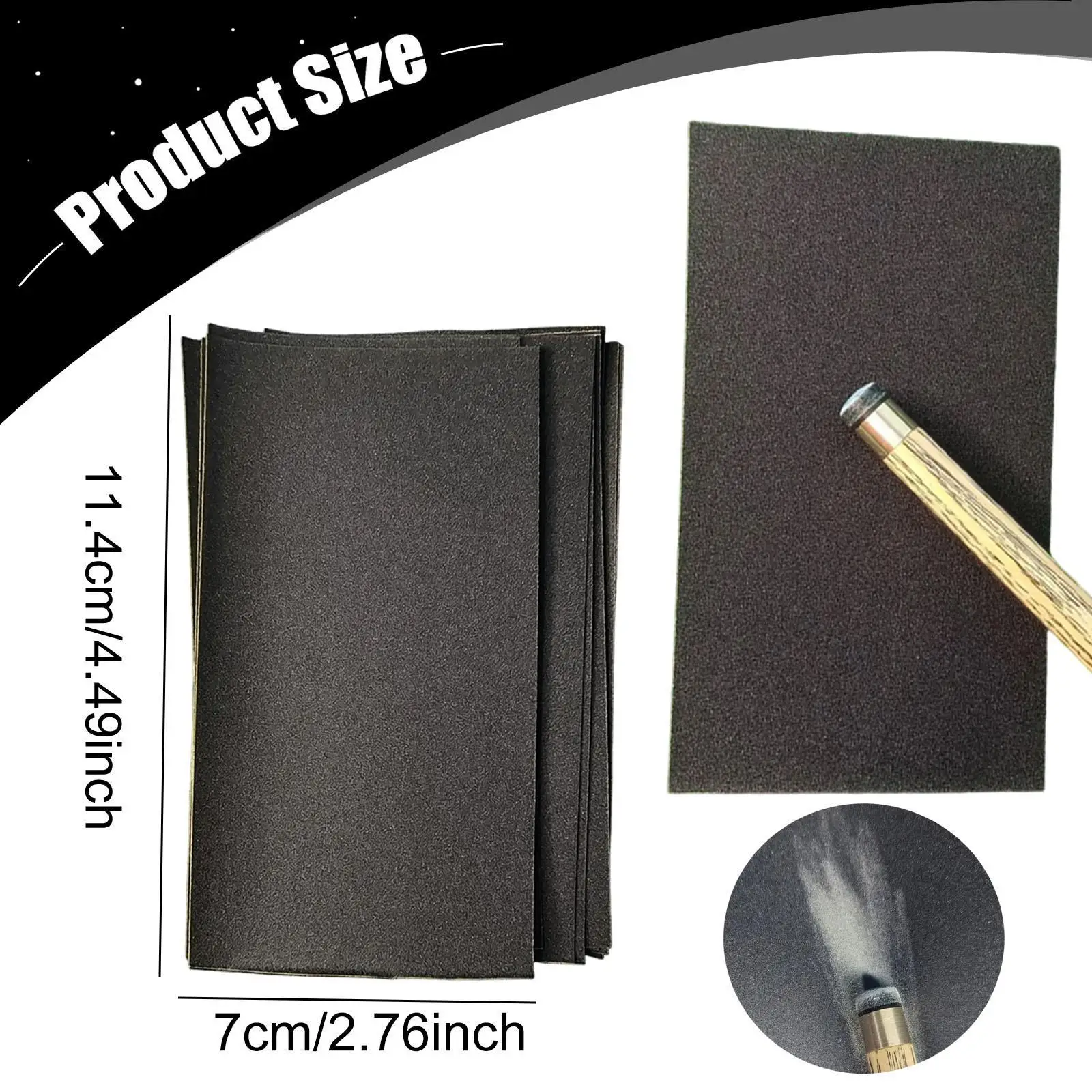 

Premium Pool Stick Shaft Sandpapers Billiard Cue Polishing Papers Set for Professional Billiards Accessories Cleaning