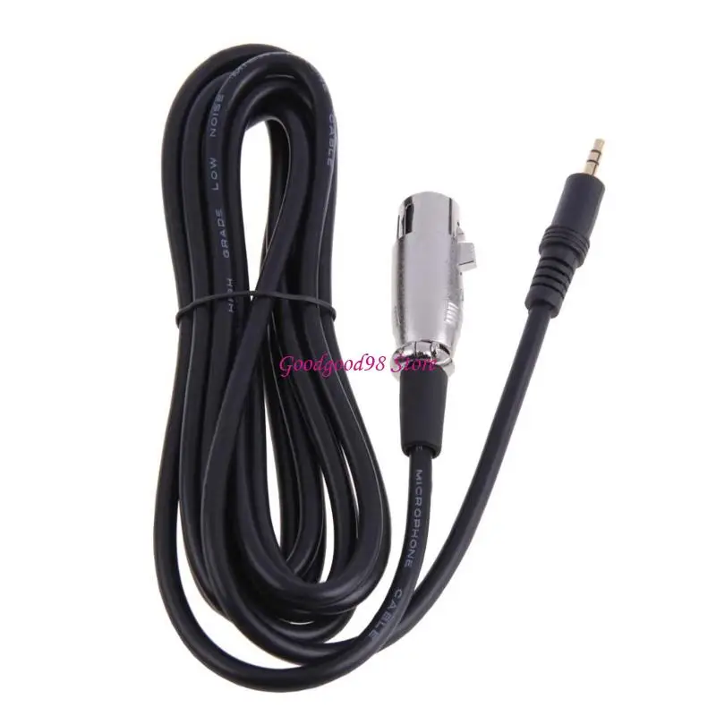 2.5Meter XLR Female To 3.5Mm Microphones Sound Cable For Studio Recording And Live Performances 
