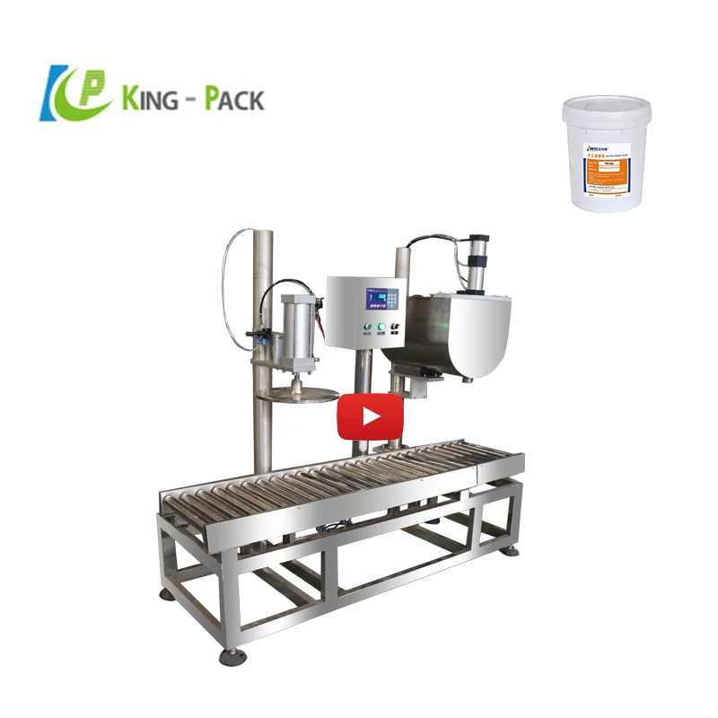 Semi Automatic Weighing Type Drum Filling Machine For Paint Epoxy Resin