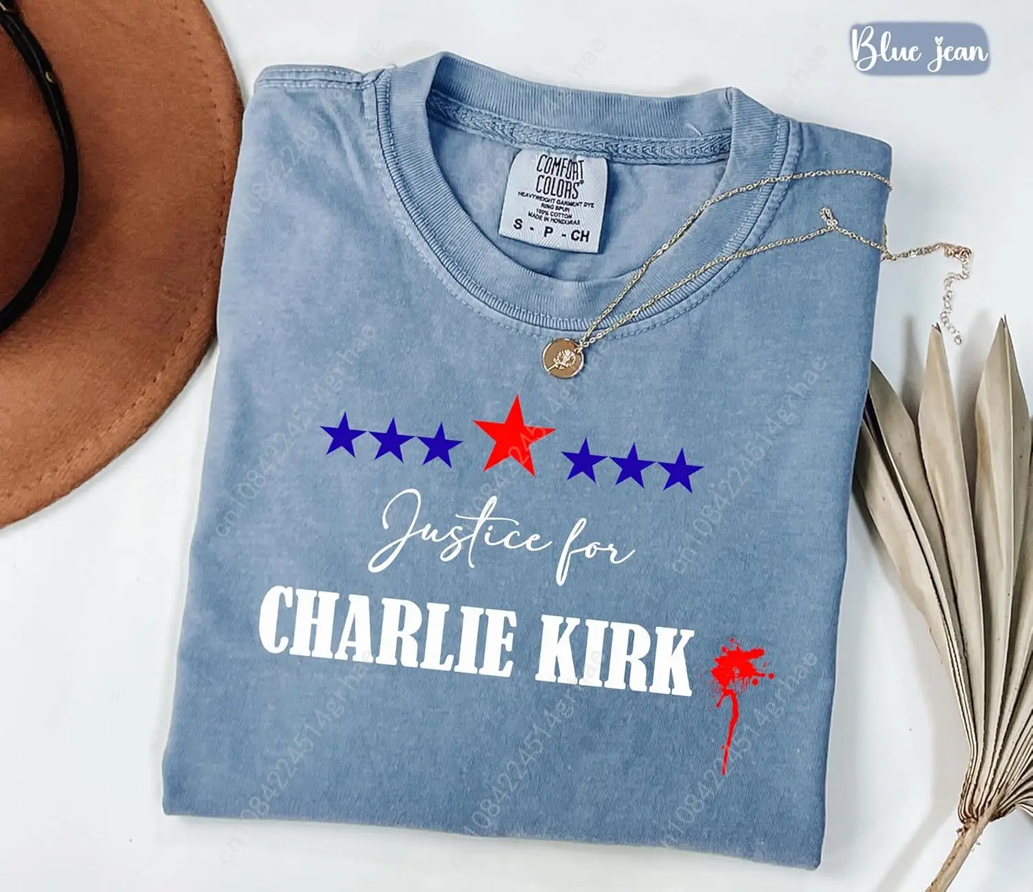 True Patriot Charlie Kirk T-Shirt, Justice for Charlie Kirk Comfort Colors Shirt Multi