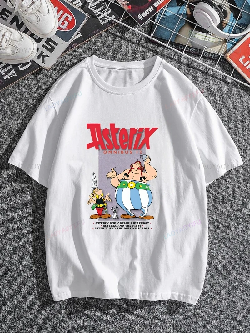 

Классическая футболка с графическим принтом Asterix Le Gaulois (Asterix The Gaul), повседневная футболка унисекс из высококачественного хлопка