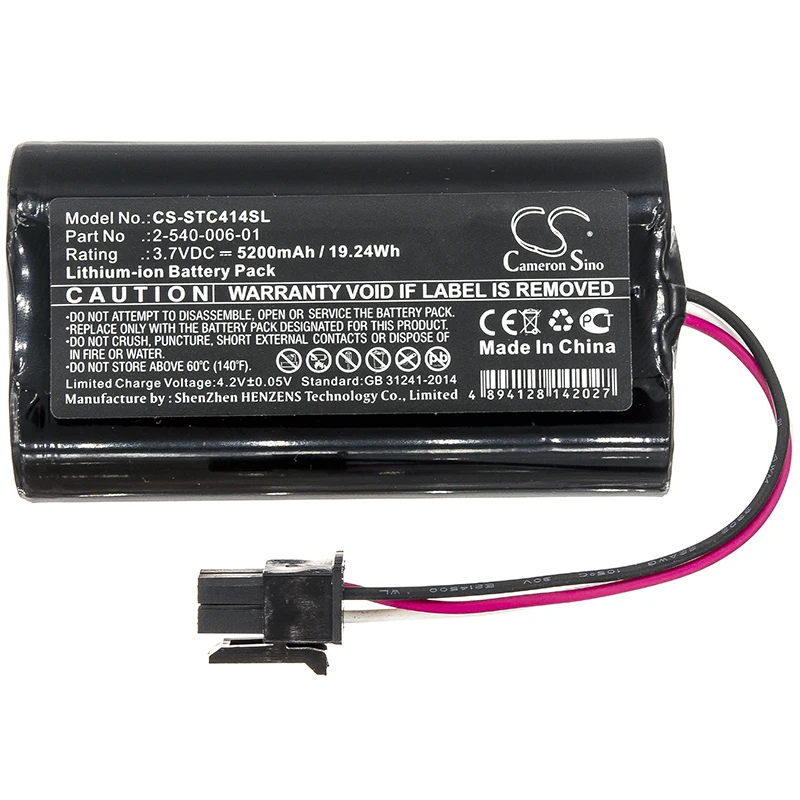 GreenBatteryPower CameronSino 5200mAh 3.7V 19.24Wh Speaker Li-ion Battery for Soundcast  2-540-006-01,MLD414,Outcast Melody