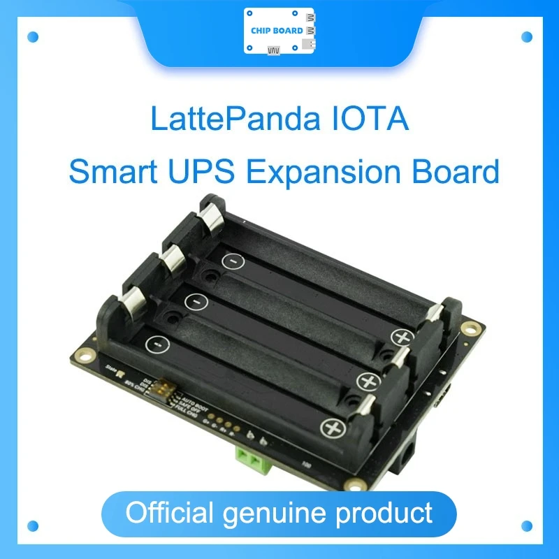 

Плата расширения LattePanda IOTA Smart UPS с поддержкой аккумулятора 18650 для источника бесперебойного питания